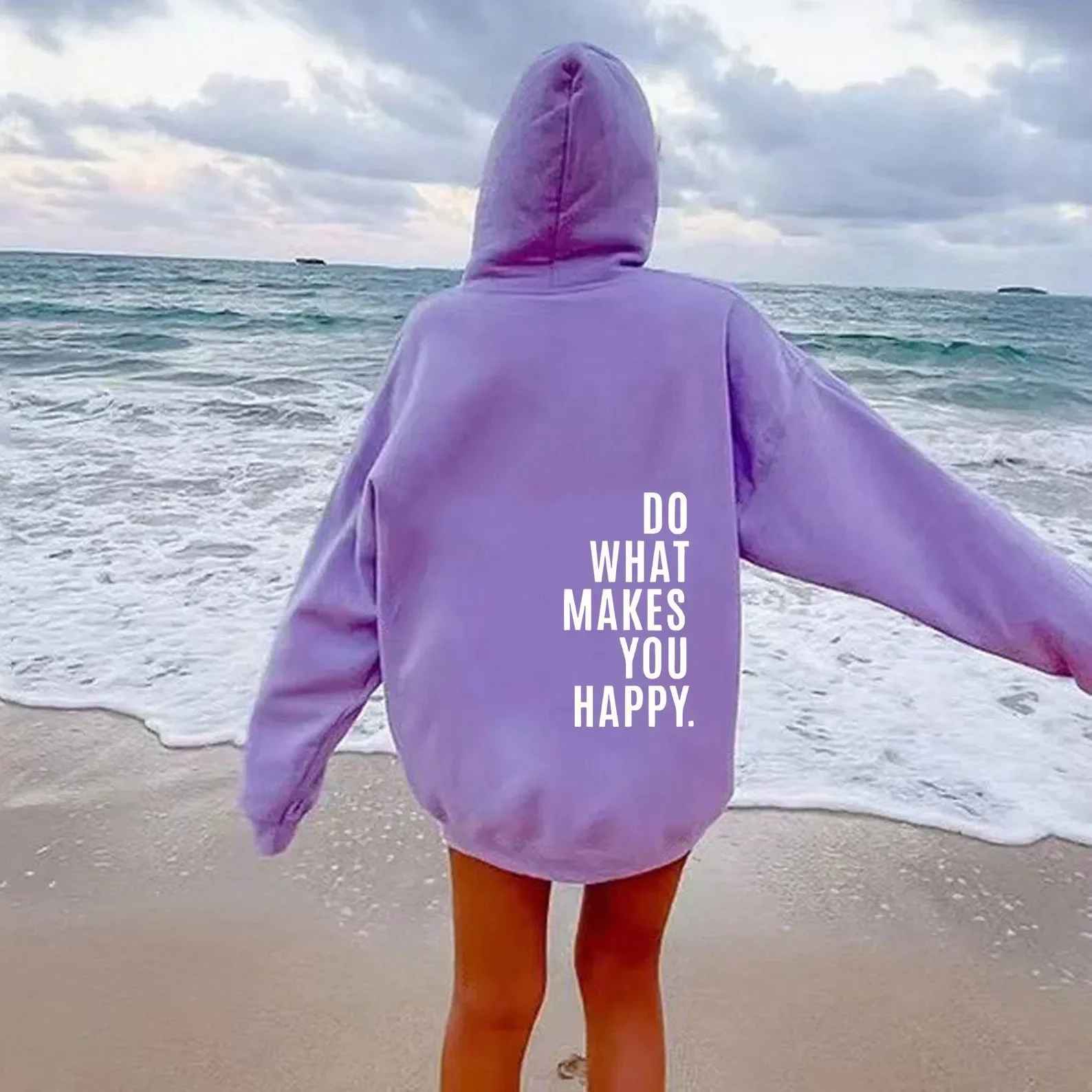 Valenzora - Women's Hoodie - Casual street style with lettering