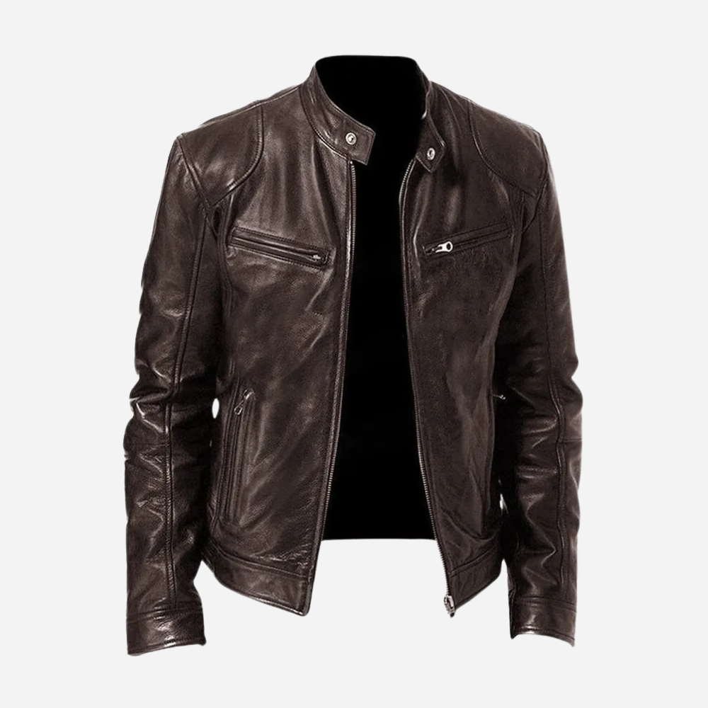 Valenzora | Stylish Moto Leather Jacket