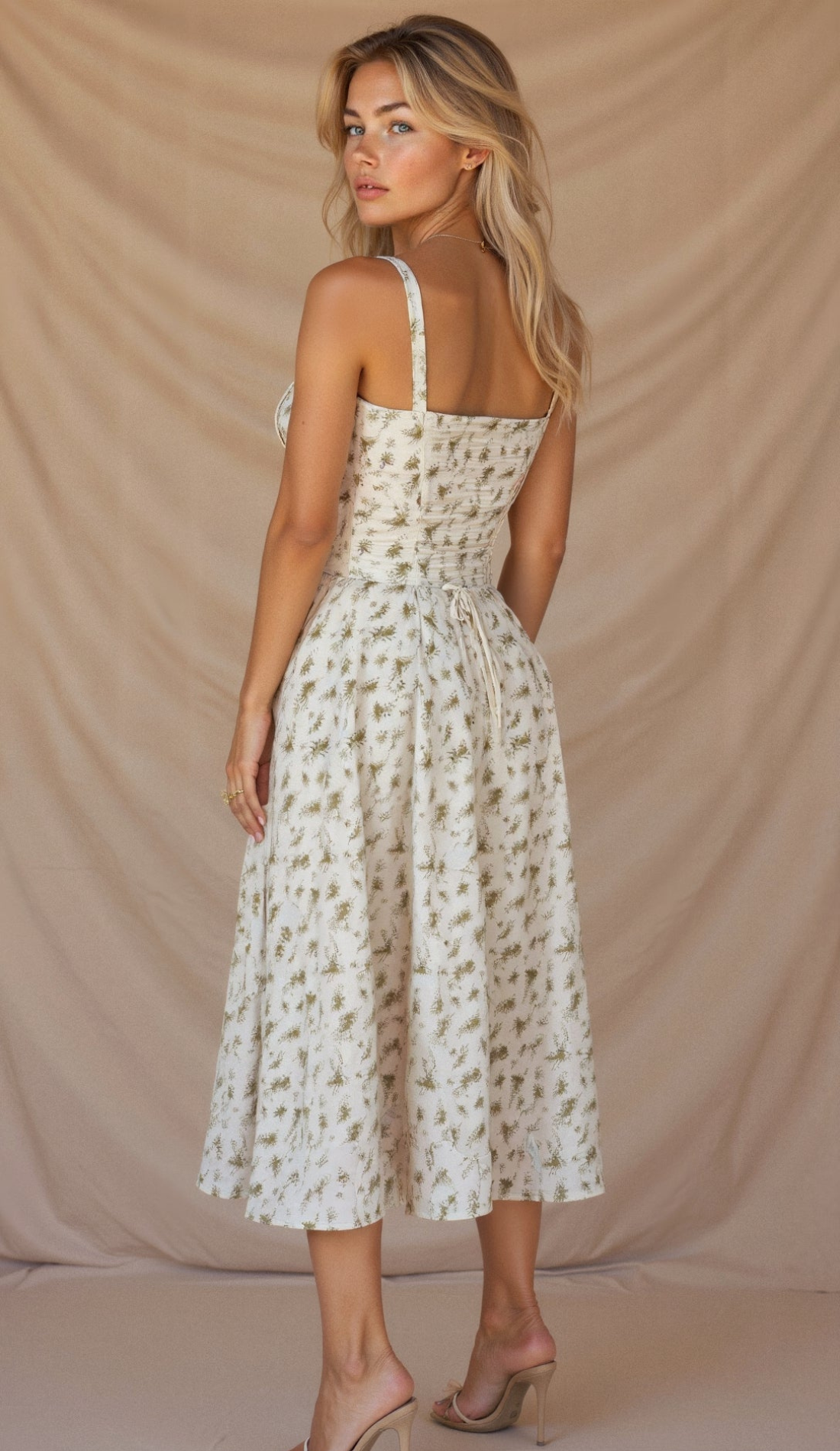 Valenzora | Geblümtes Midikleid für Damen