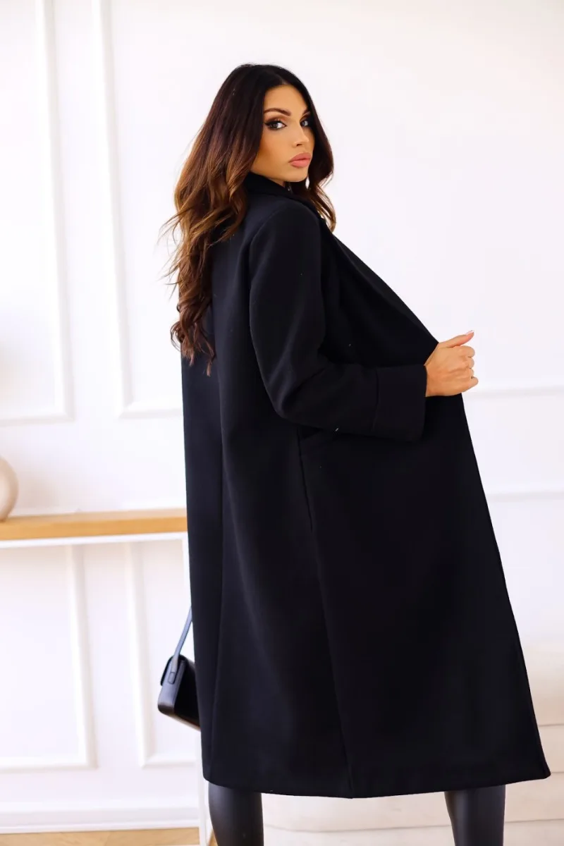 Valenzora | Classic long trench coat with