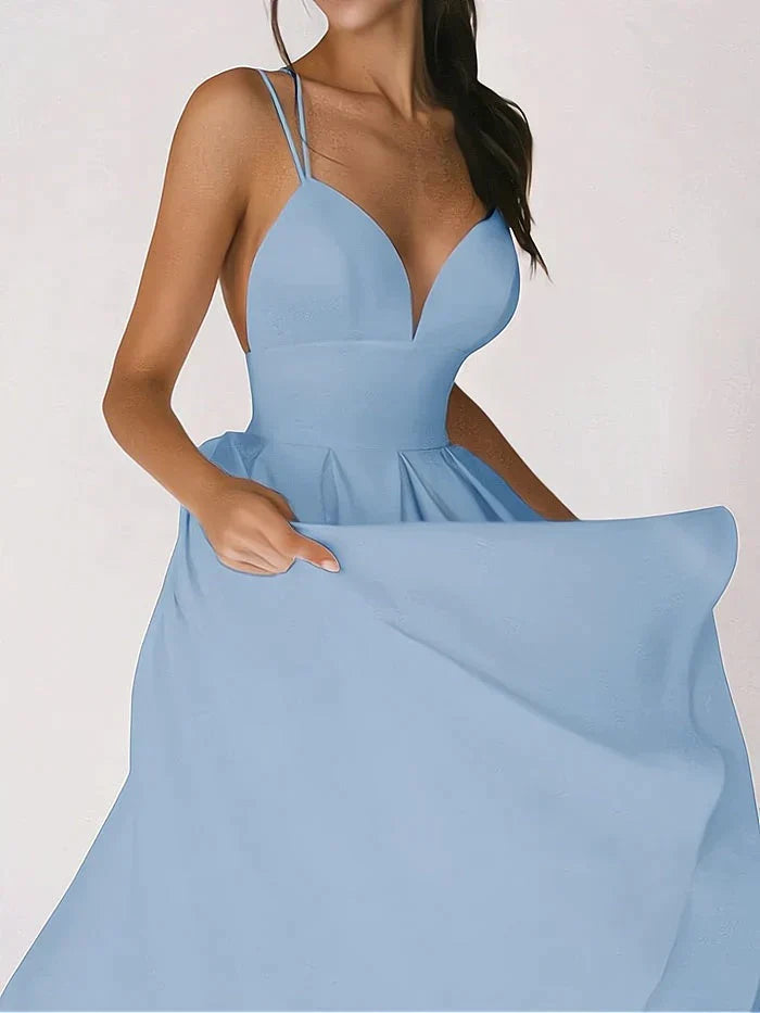 Valenzora - Elegantes Kleid mit V-Ausschnitt