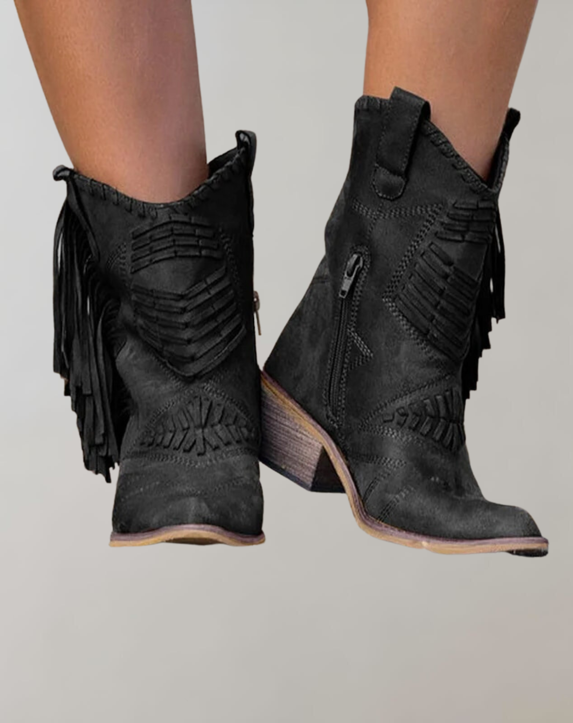 Valenzora | Western cowgirl fringe boots