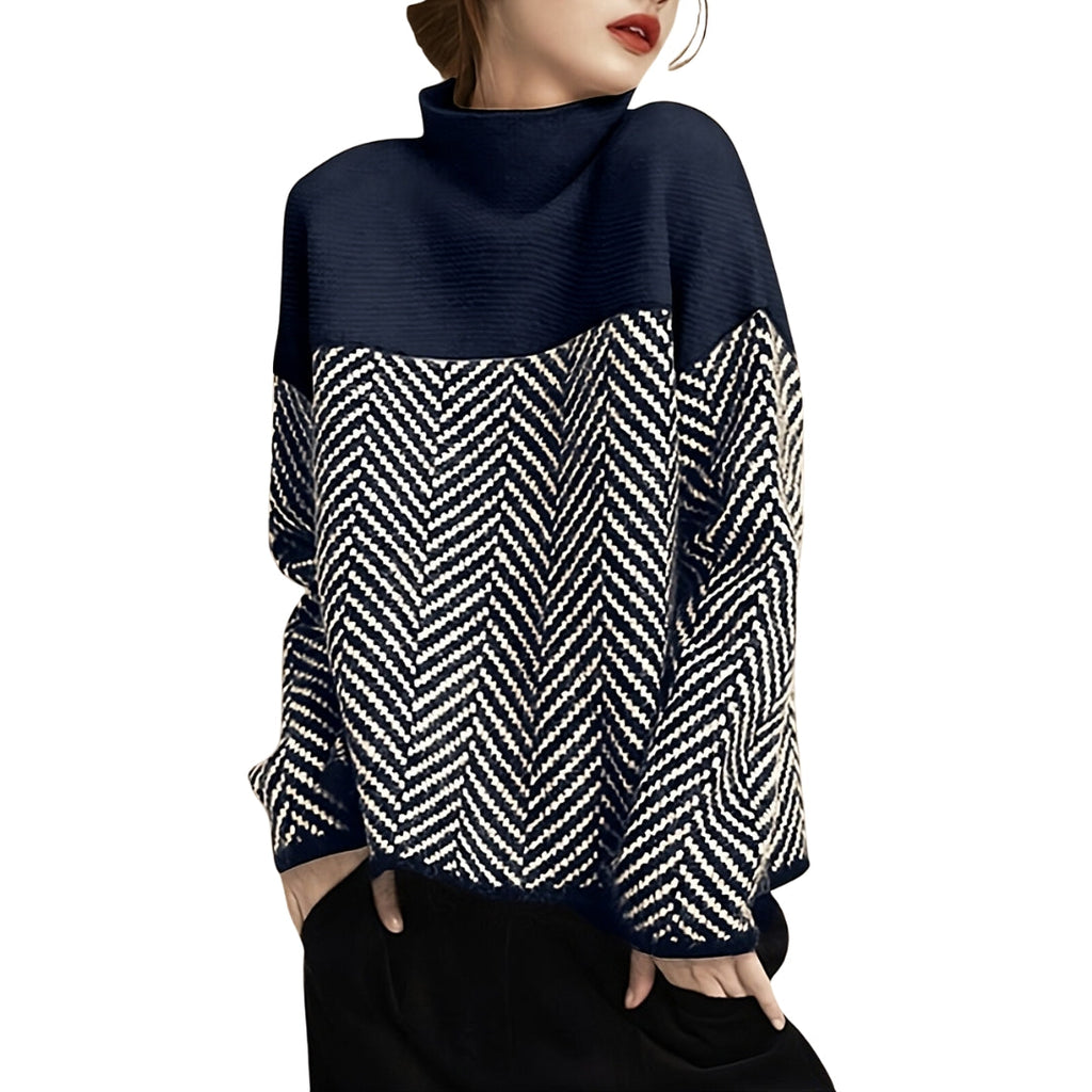 Valenzora | Eleganter Rollkragenpullover aus Wolle für Damen – Stilvoller und warmer Pullover
