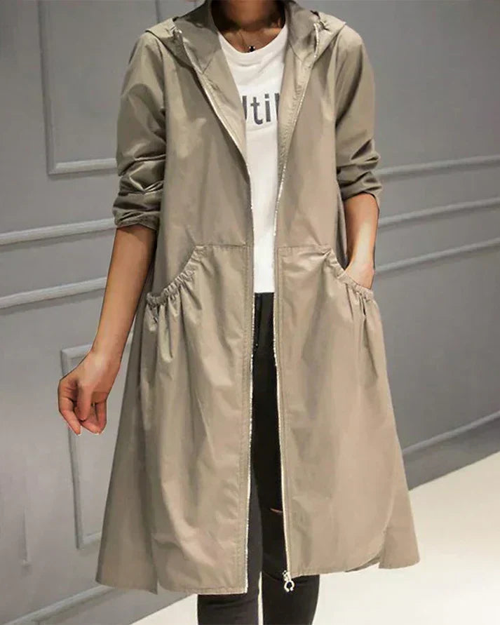 Valenzora | Bequeme lange Jacke für Damen
