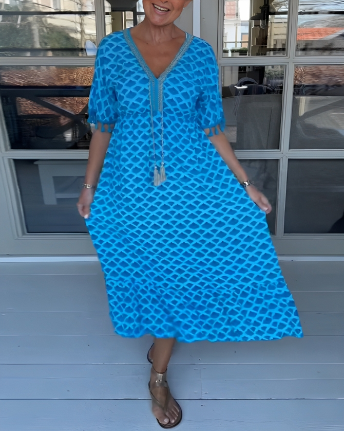 TiaMaria™ - Elegant high-waisted dress