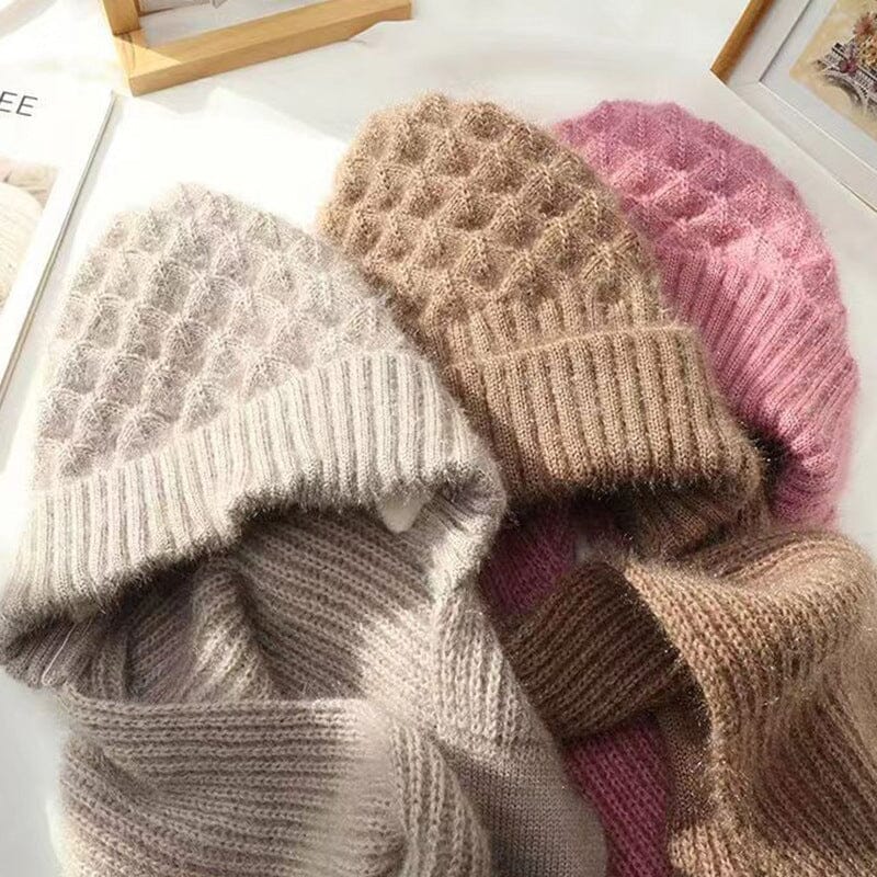 Valenzora | Hat and scarf set - warm women's winter accessories