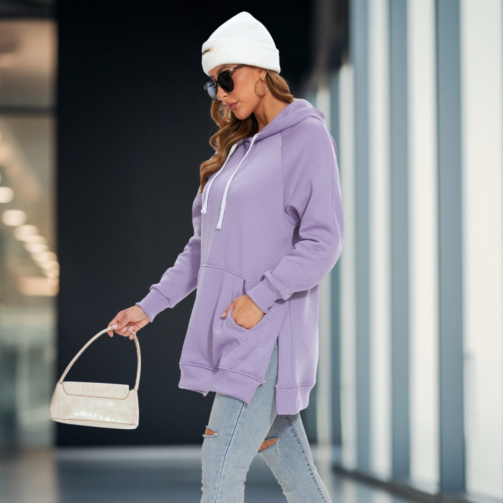 Valenzora | Elegant oversized dress with hood