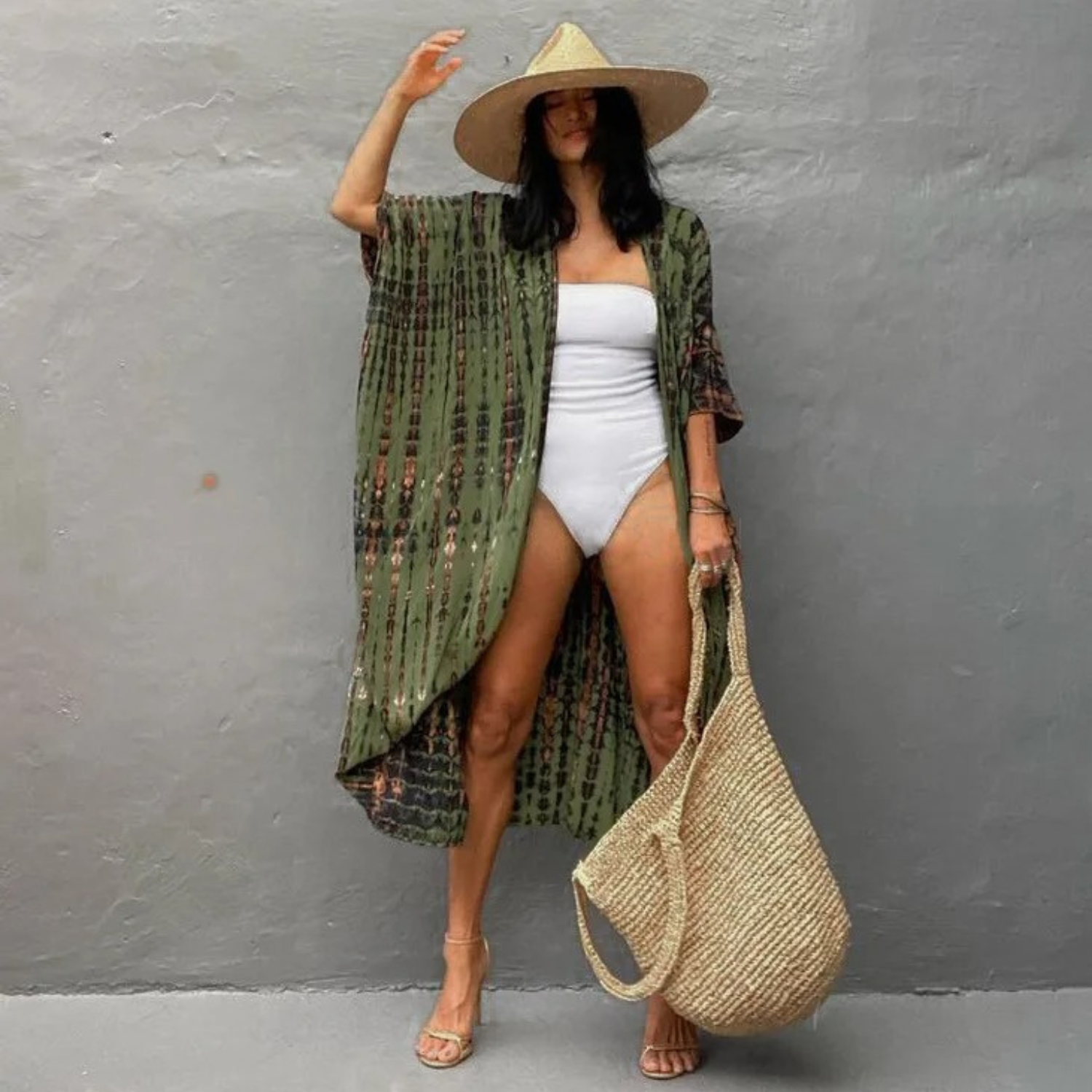 Valenzora | Summer Print Kimono for Women