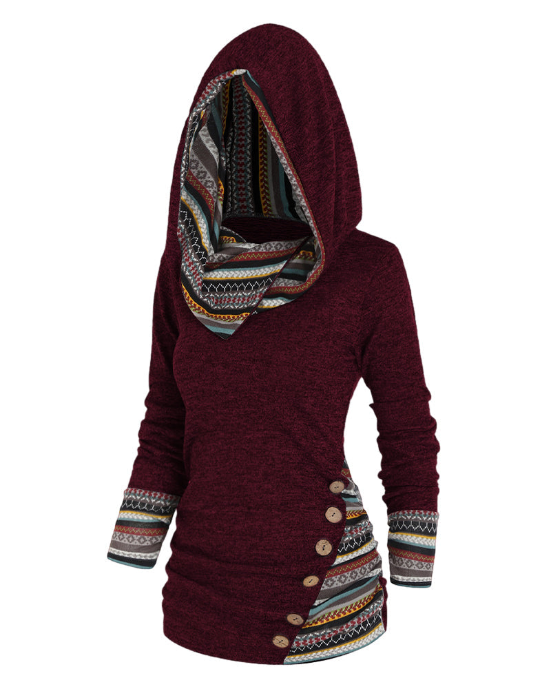 Valenzora | Casual hoodies in contrasting colors