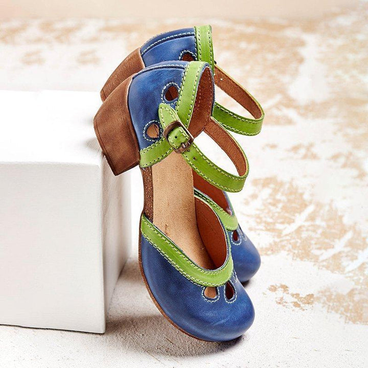 Valenzora | Elegante Sandalen mit niedrigem Absatz