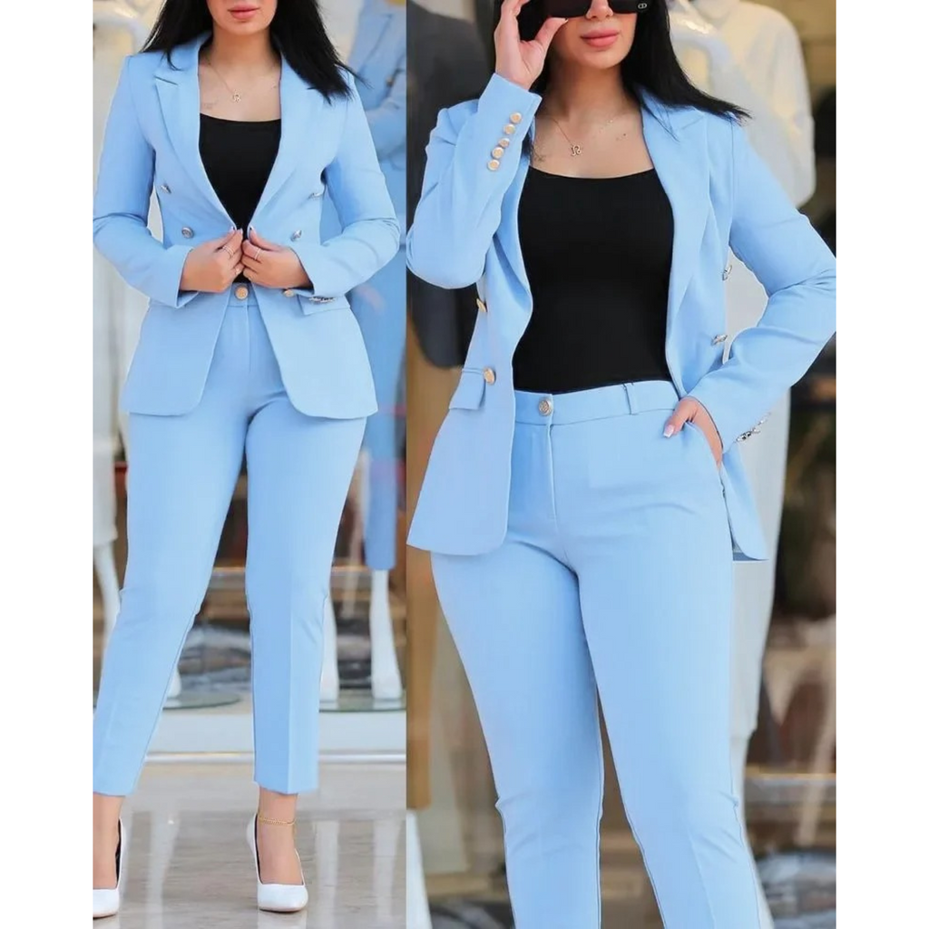 Valenzora | Blazer- und Hosen-Set für Damen