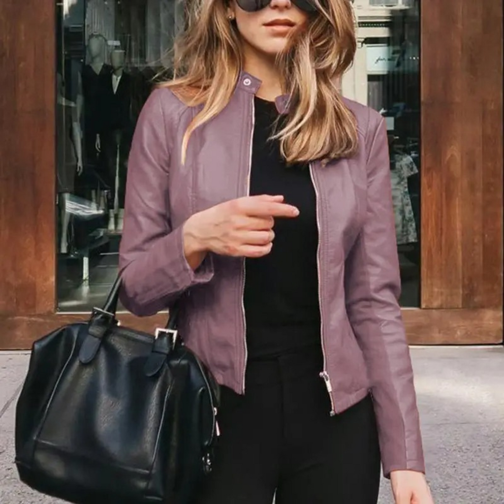 Valenzora - women's leather motorcycle jacket