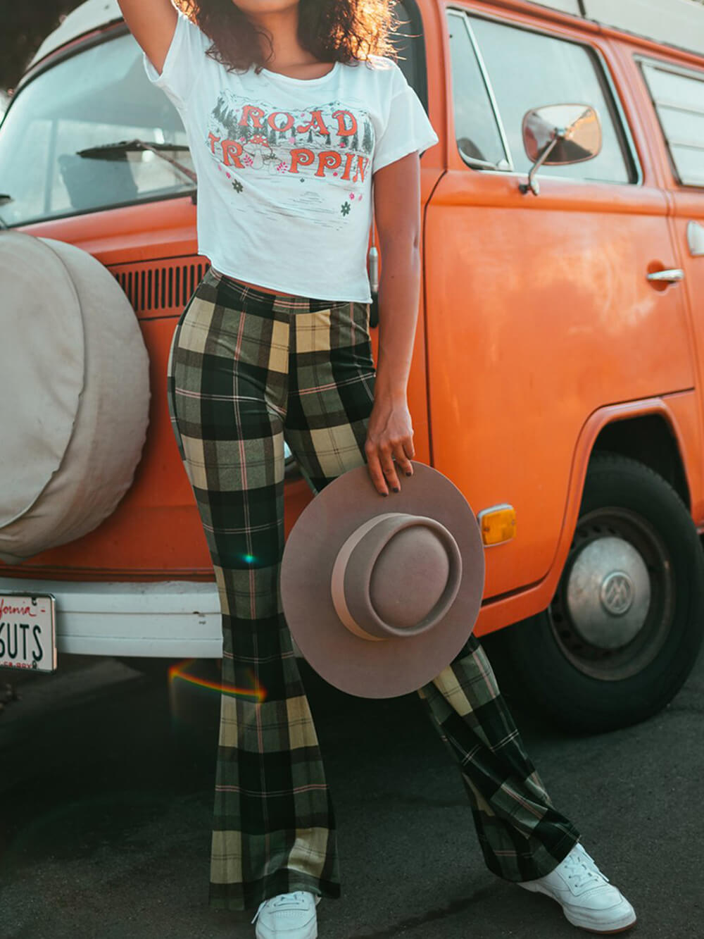 Valenzora | Retro-Hose mit weitem Bein