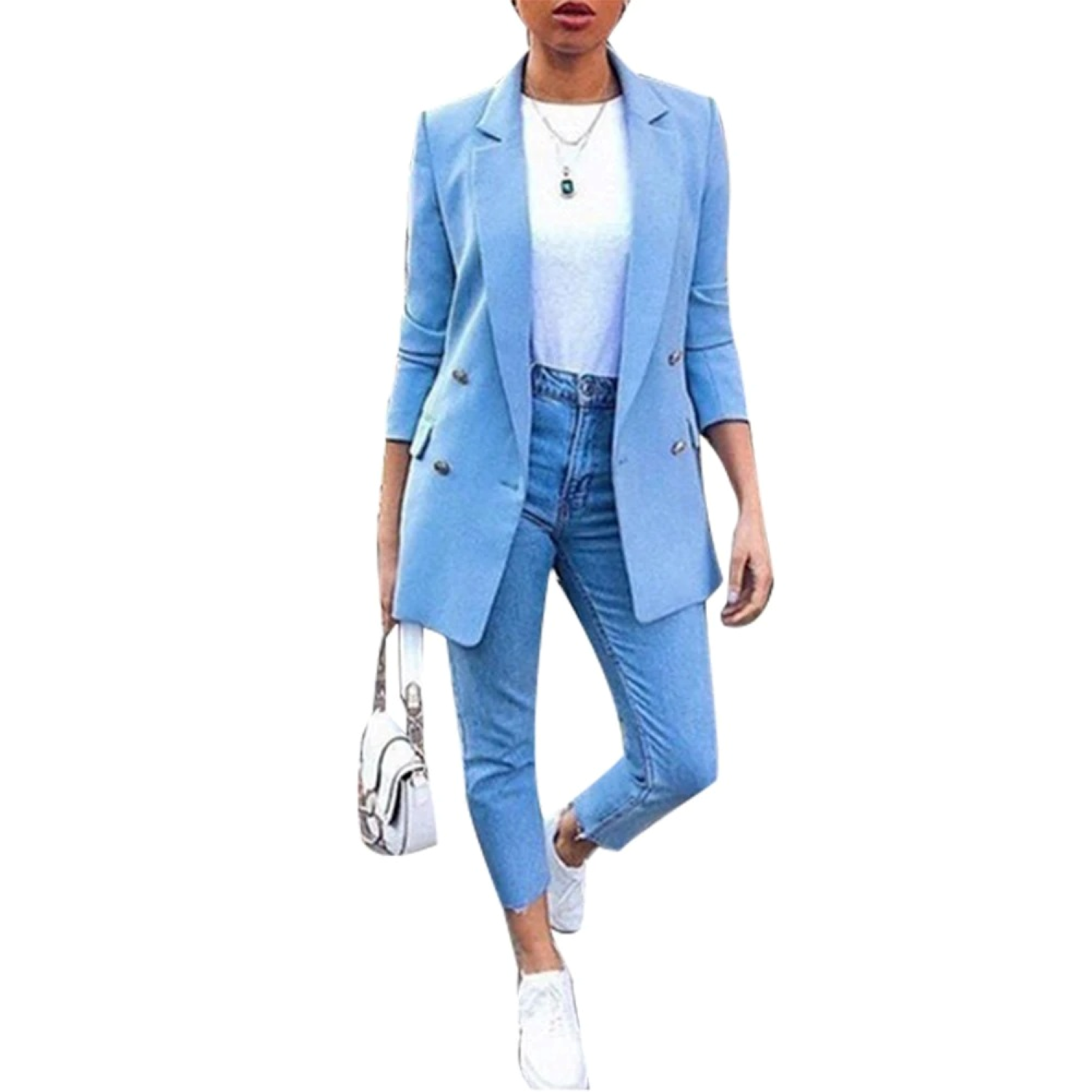 Valenzora – Long-sleeved women's blazer with open front