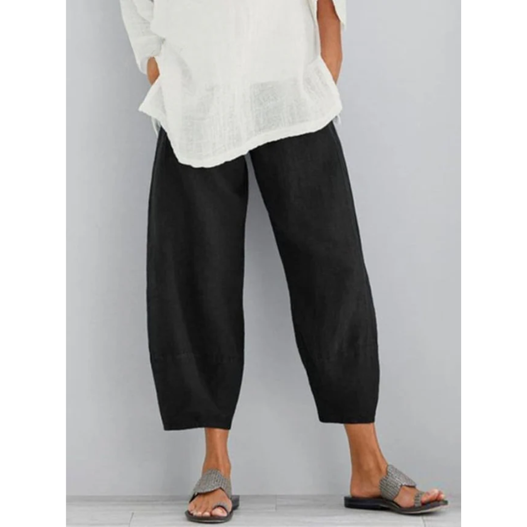 Valenzora | Linen leisure trousers