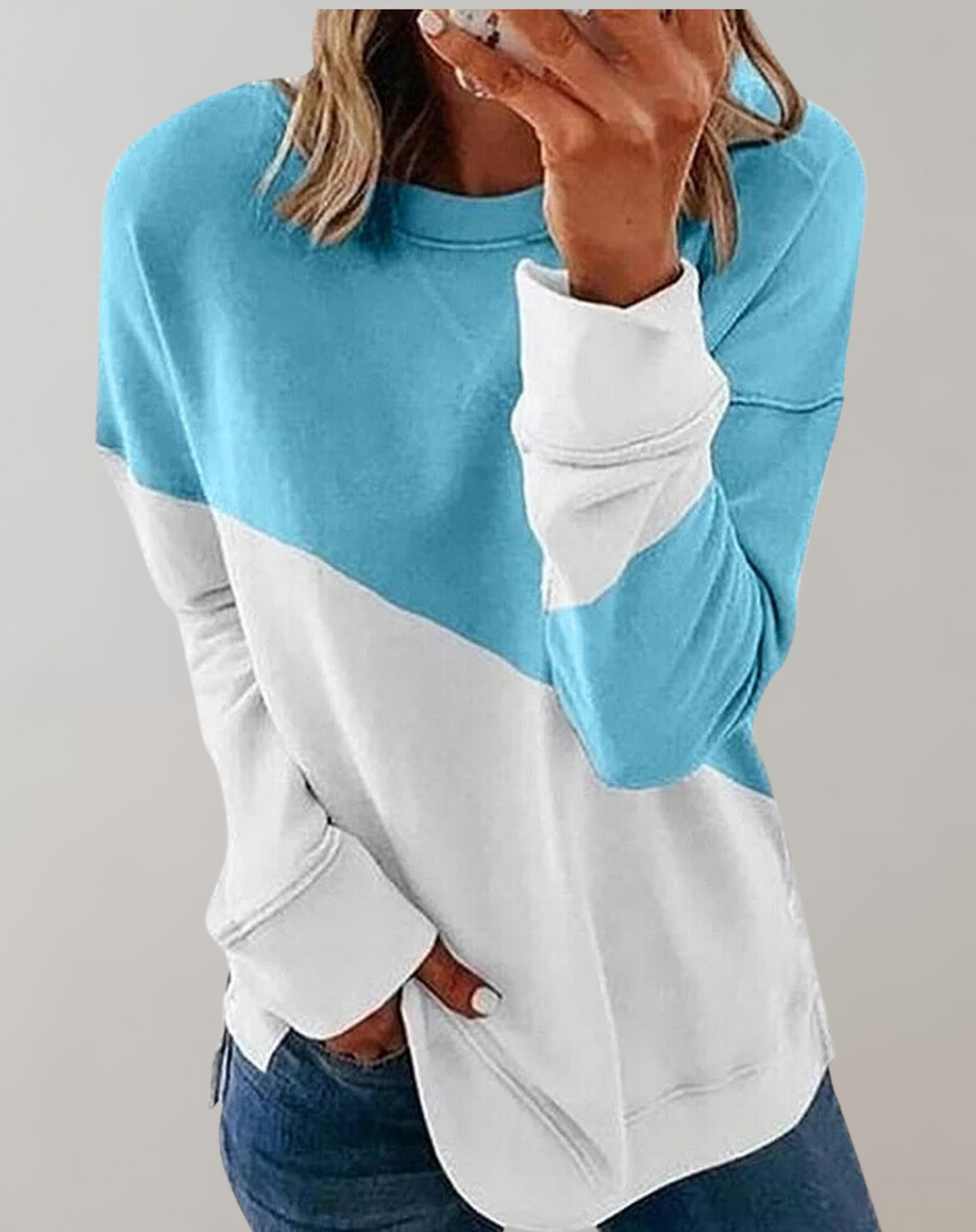 Valenzora - O-Neck-Sweatshirt für Damen