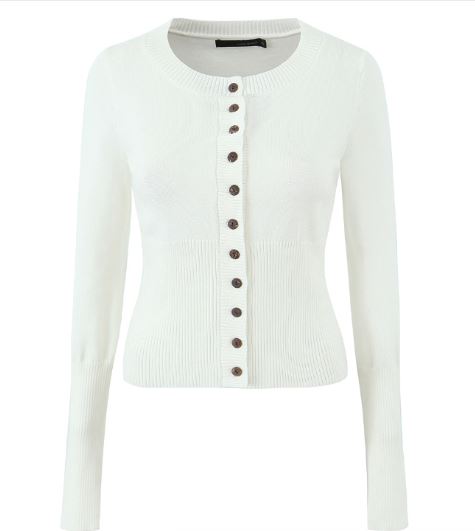 Valenzora | Langärmeliger Strickcardigan