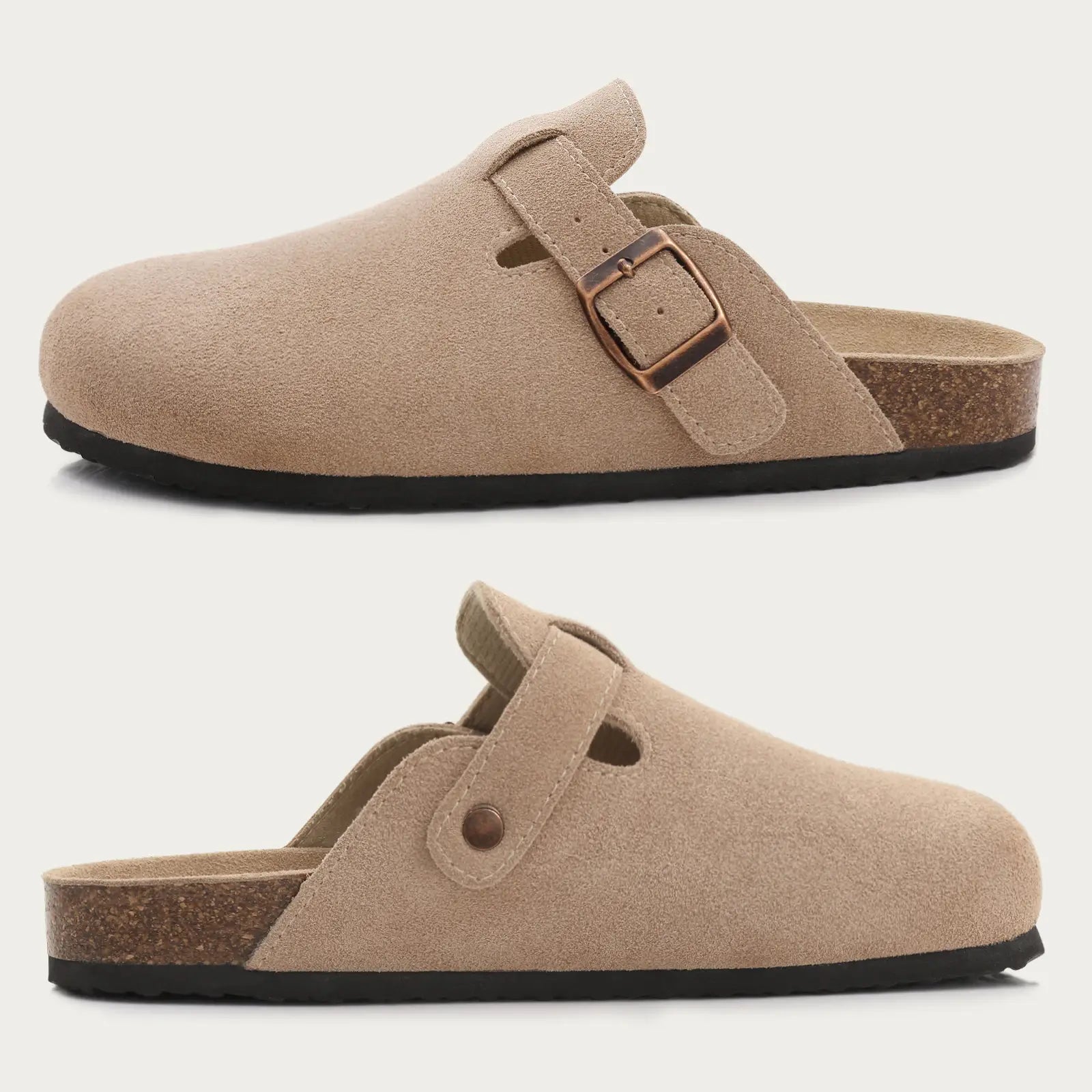 Valenzora | Modern and stylish suede slippers for women