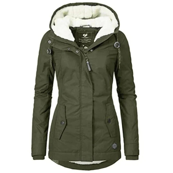 Valenzora | Lined winter coat with hood, waterproof, women's
