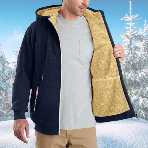 Valenzora | Kapuzenpullover mit Fleece-Futter und Reißverschluss