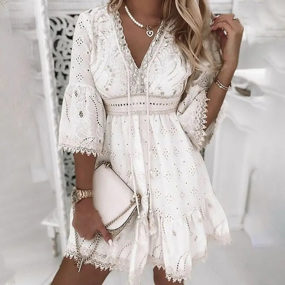 Valenzora | Summer Boho Mini Dress
