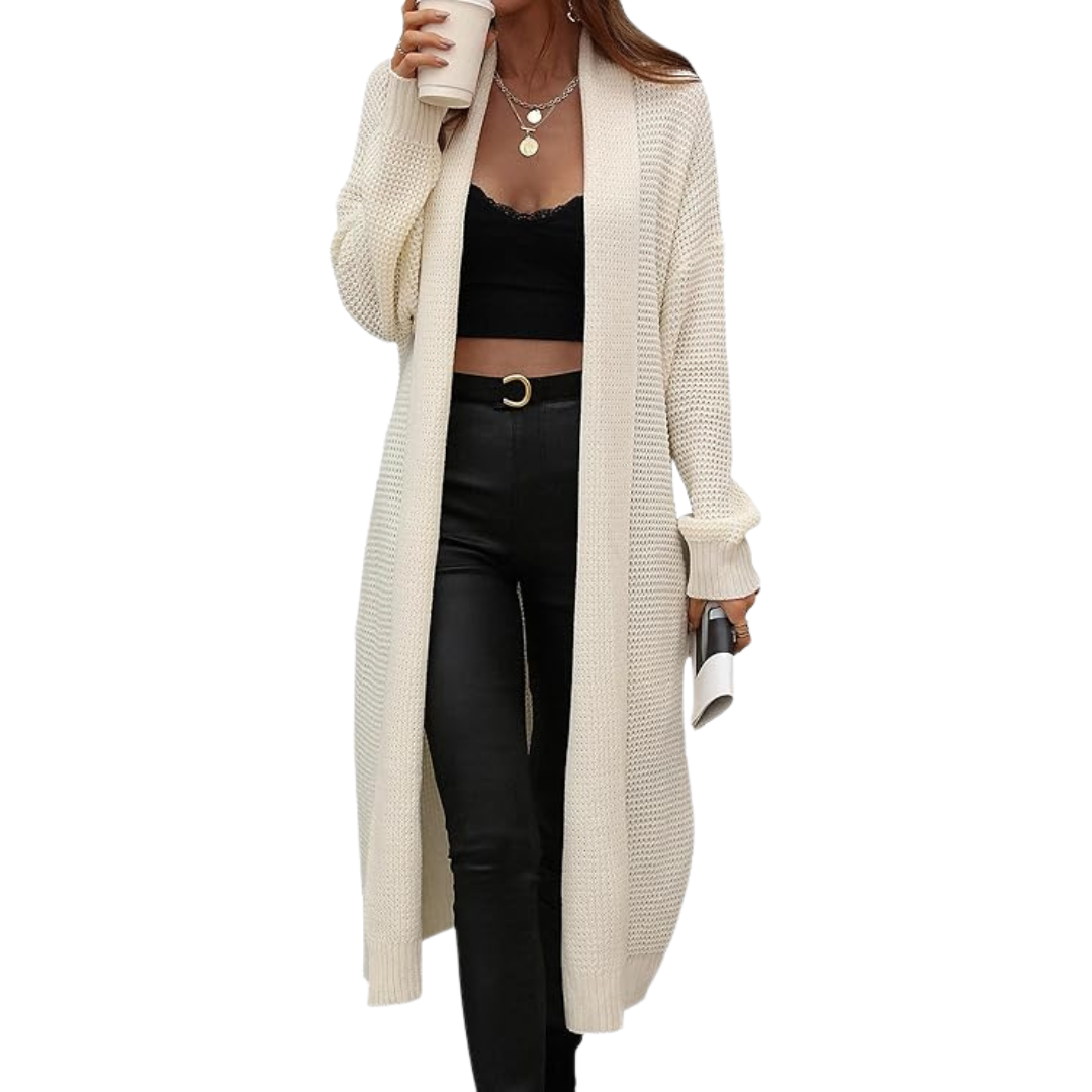 Valenzora | Langer offener Cardigan für Damen