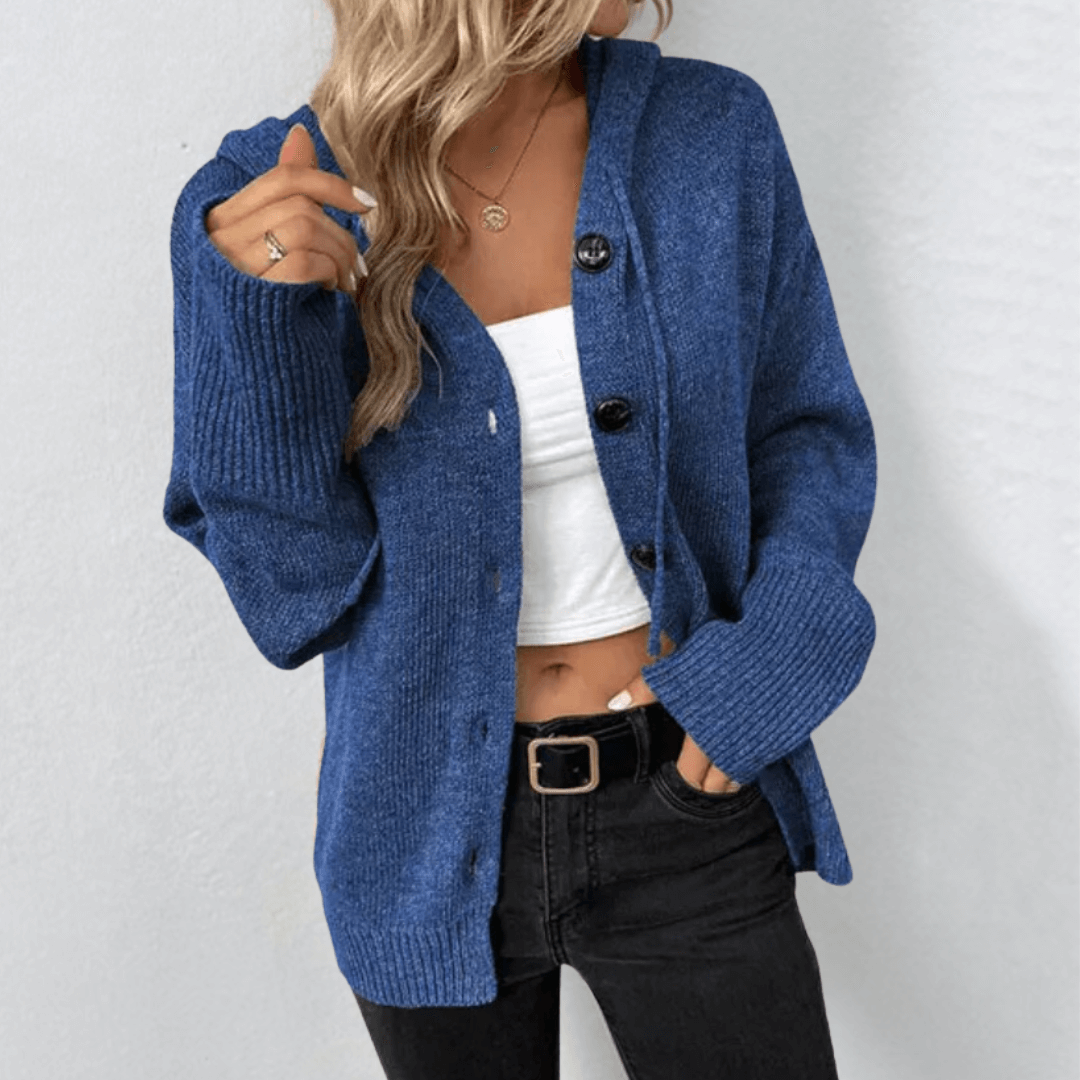 Valenzora | Leichte Strickjacke für Damen mit Knöpfen
