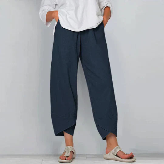 Valenzora | Cotton Linen Trousers for Women