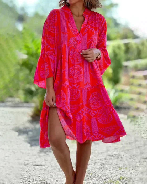 Valenzora | Boho Cotton Dress