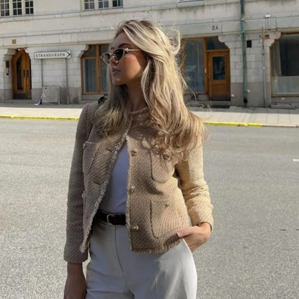 Valenzora | Kamel Sommerjacke für Damen