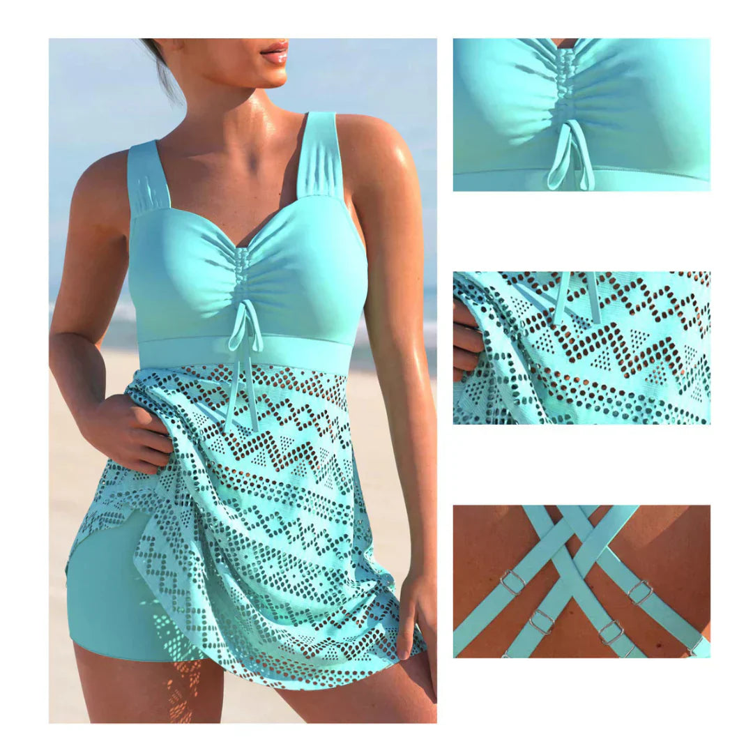 Valenzora | Comfort: Padded tankini set for beach and pool days