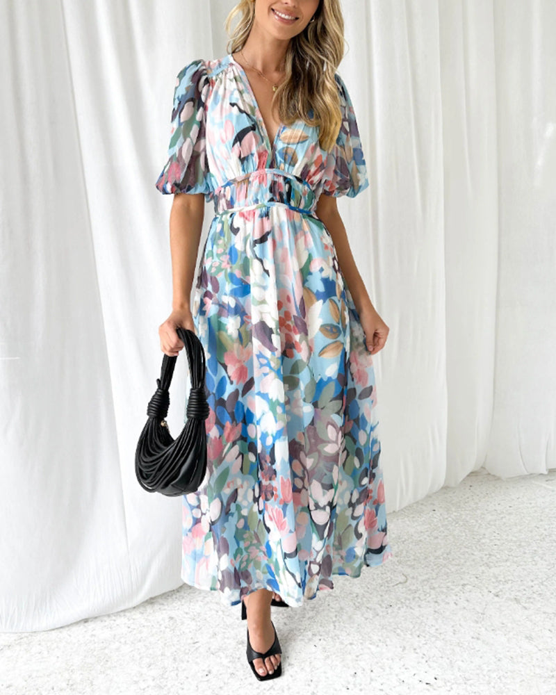 Valenzora | Elegantes Blumenkleid