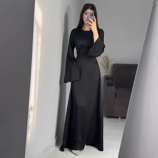 Valenzora | Lange Satinkleider für Damen Stil