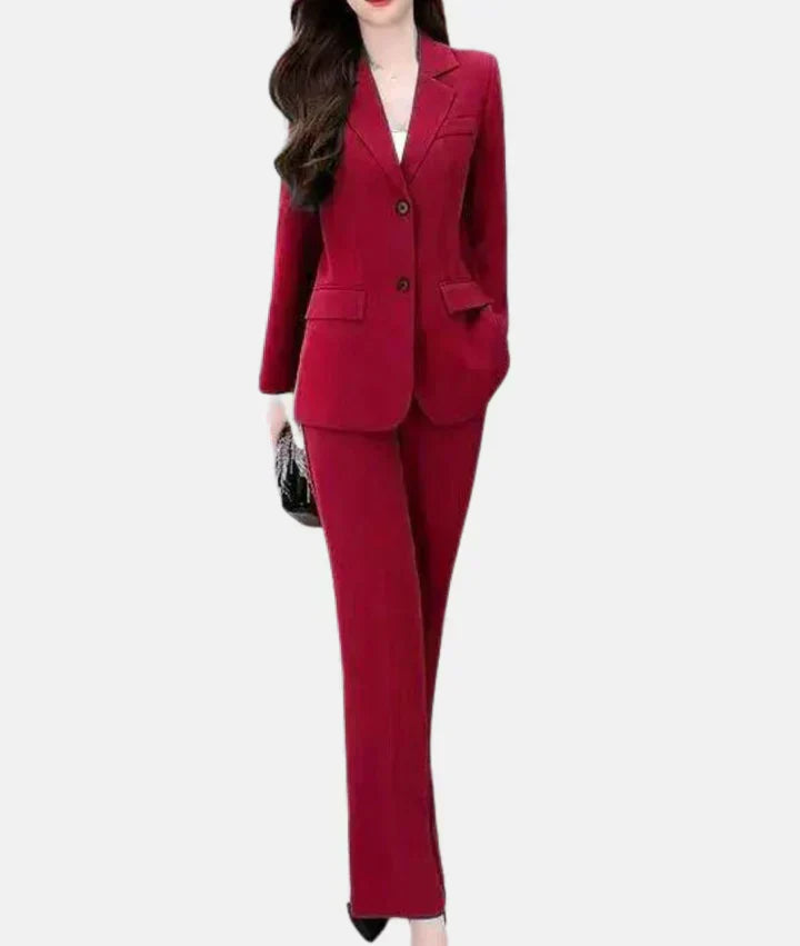 Valenzora | trouser suit with tailored blazer