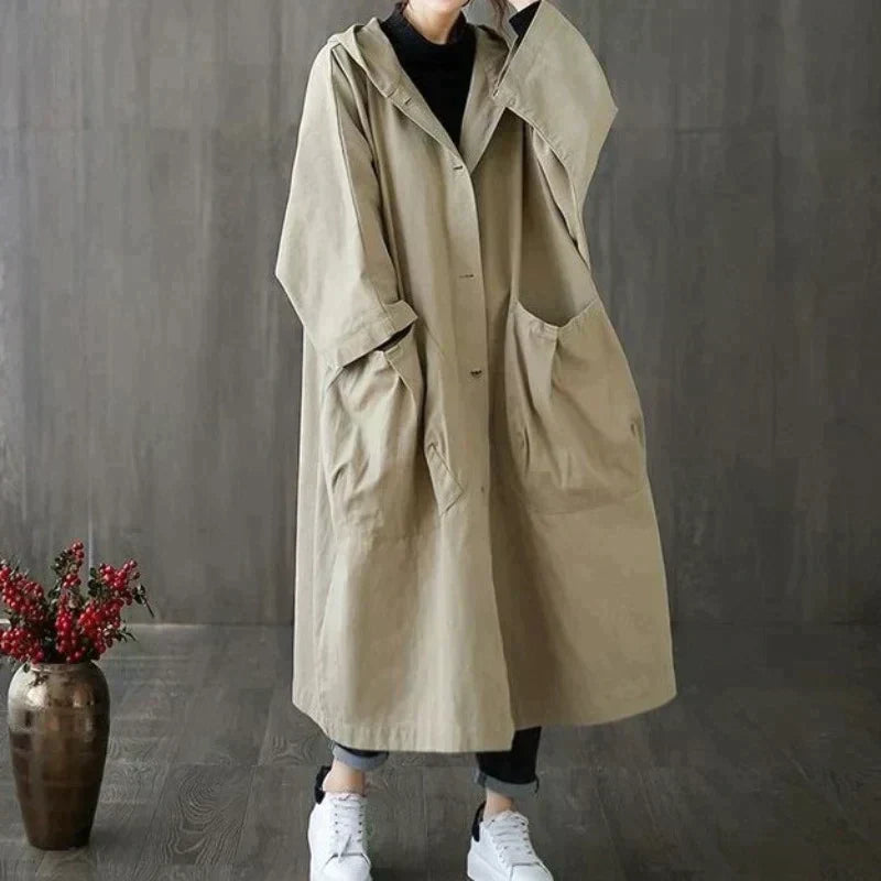 Lira™ - Trench coat with large pockets