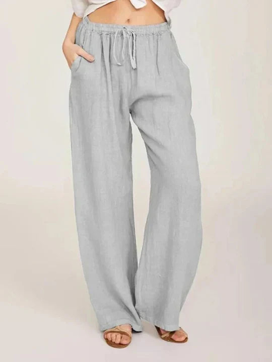 Valenzora | Baumwolle Leinen Hose