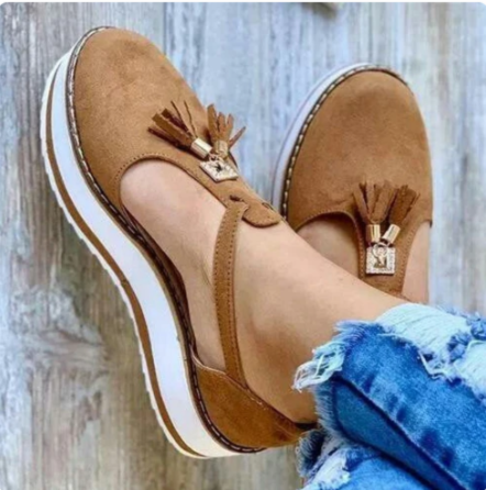 Valenzora | Sunshine Bliss Sandal with Tassels