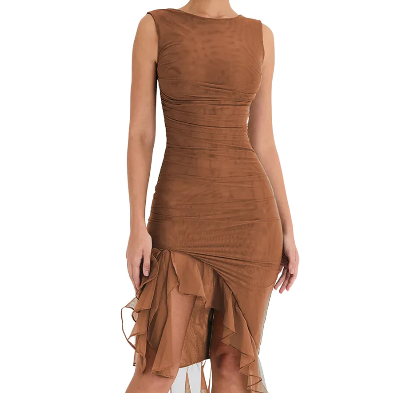 Elegantes Netz-Kleid