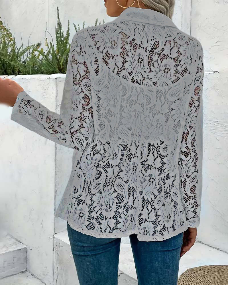 Valenzora | Eleganter Blazer mit Spitze
