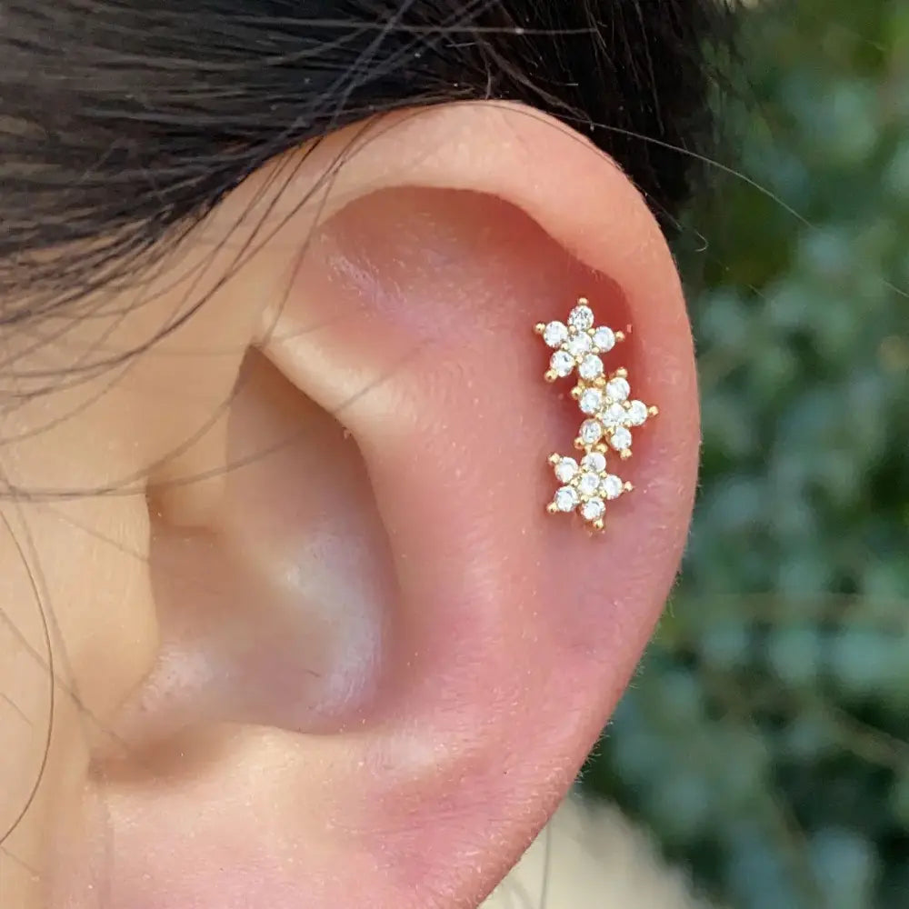 Valenzora | Tragus Helix 925 Silver Earrings for Women