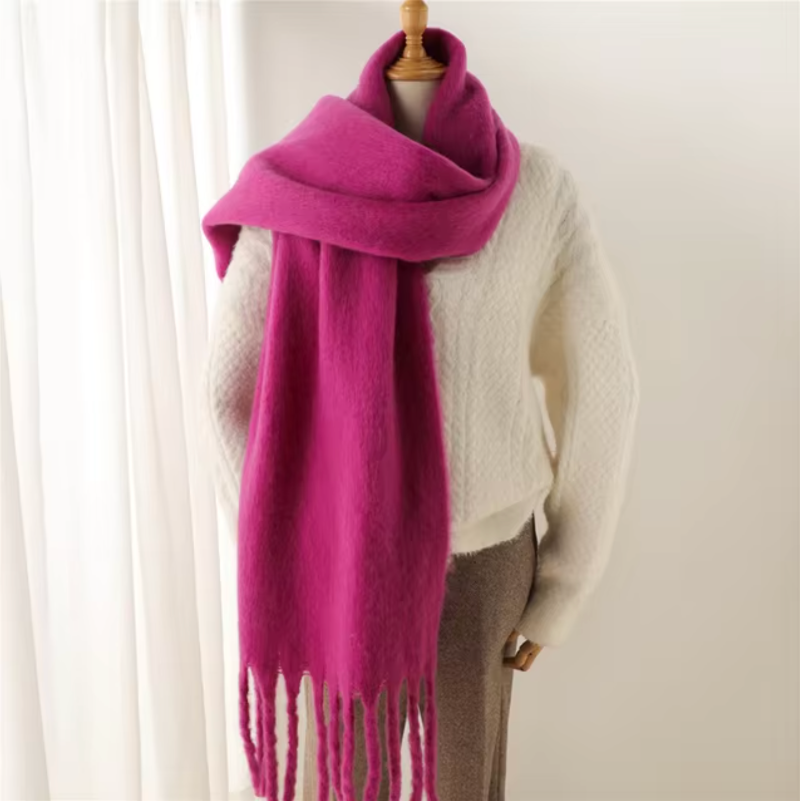 Valenzora | Cashmere winter scarf