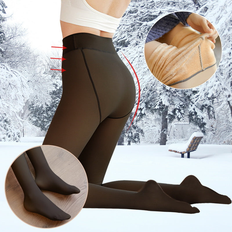 Valenzora | Warm super-stretch plush tights