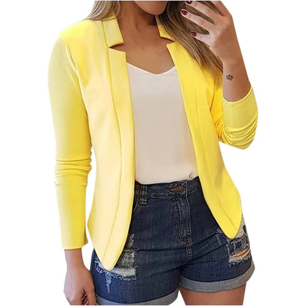 Valenzora – Kleiner Damenblazer, schlichter Cardigan