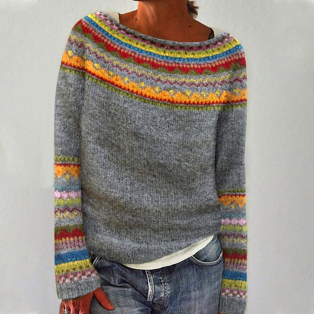 Valenzora | Retro Herbstpullover