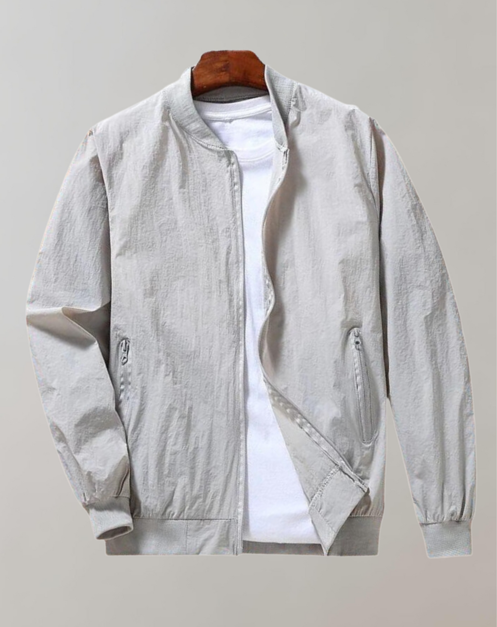 Valenzora | Sporty bomber jacket with stand-up collar