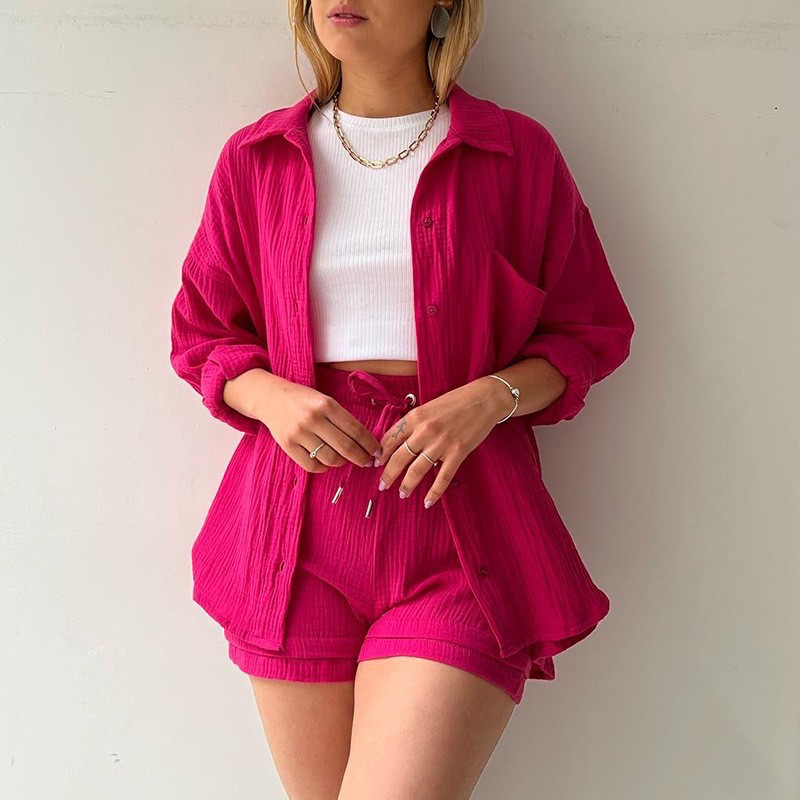Valenzora | Two-piece long-sleeved shirt & trousers