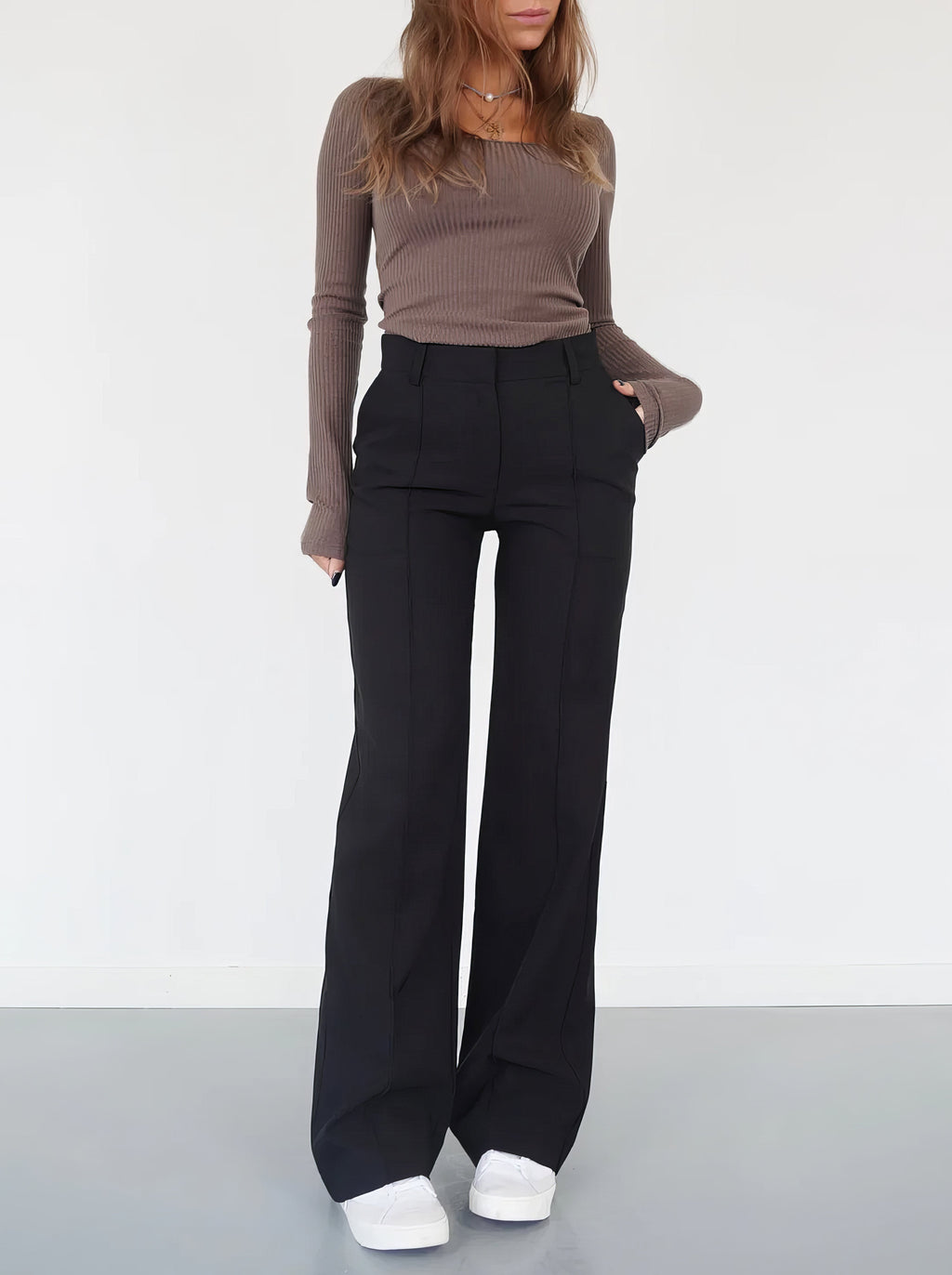 Valenzora | Timeless Classic High Waist Trousers