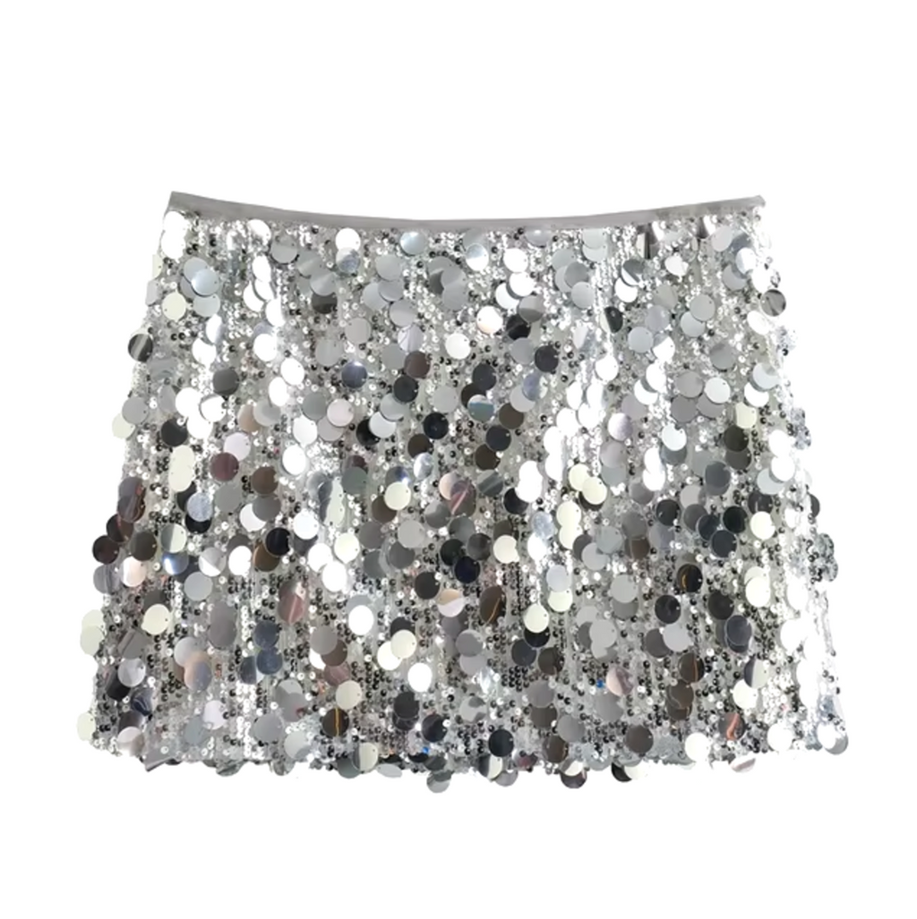 Valenzora | Mini skirt with sequin print for women