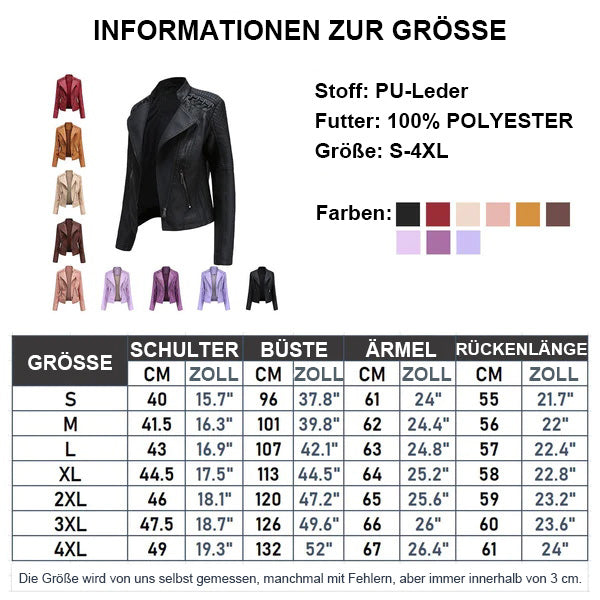 Valenzora | Washed Lammlederjacke