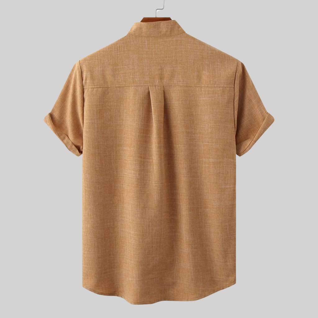 Valenzora Linen T-Shirt - Boho - Solid Color Slim Fit